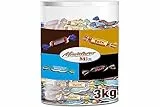 Miniatures Mix (Mars, Bounty, Twix, Snickers), ca. 296 pezzi, scatola trasparente – 3 kg