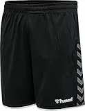 hummel Hmlauthentic Pantaloncini Sportivi, Uomo, Nero/Bianco, XXL