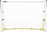 SKLZ Socer Obiettivo 12x6 (2.0), Quickster-Porta da Calcio per Bambini, Ultra Portatile, Set rapido, Bianco/Nero/Giallo, 3,7 m x 1,8 m Unisex, 12 x 6