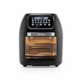Tristar Friggitrice ad Aria Digitale Forno, 10 Litri, 1800 W, Cestello friggitrice, 10 Programmi di Cottura, Airfryer BPA-free, Nero, FR-6964