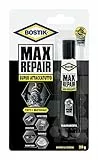 Bostik MAX REPAIR adesivo di riparazione super forte, flessibile, per incollaggi estremi g 20, Trasparente