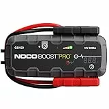NOCO Boost Pro GB150, Booster di Avviamento Auto UltraSafe da 3000A, Avviatore di Emergenza 12V, Caricatore Portatile, Cavi di Avviamento Batteria per Motori a Benzina da 9,0L e diesel da 7,0L