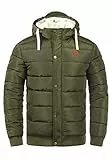 BLEND Frederico Giacca Invernale Giaccone All'Esterna Con Fodera D'Orsacchiotto Da Uomo Con Cappuccio, taglia:XXL, colore:Ivy Green (77086)