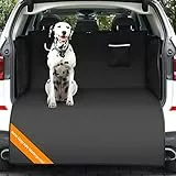 KYG Telo Auto per Cani 185 * 115 * 48 cm Impermeabile Tappetini per Bagagliaio Protezione Universale Posteriore Bagagliaio Nero