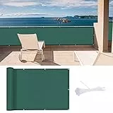 LOVE STORY Frangivista Balcono Schermi Divisori e Protettivi per Balconi (HDPE) 0,9 x 5 m per Balcone da Giardino Esterno,Verde