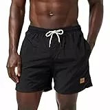 Urban Classics Block Swim Shorts, Pantaloncini da Bagno, Uomo, Blk/Blk, S