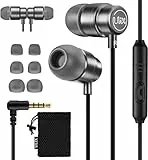 UliX RIDER Auricolari In-Ear Cuffie, Cuffiette con Filo e Microfono, Garanzia di 5 anni, Extra-Resistenti Dynamic Driver a 48 Ω, Audio Cristallino e Bassi Intensi, per iPhone, iPad, Samsung, Gaming