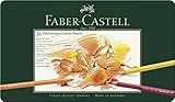 Faber-Castell 110036 - Matita colorata per artisti Polychromos, astuccio in metallo da 36 pezzi