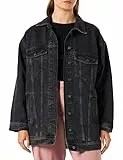 JJXX Oversized Long Jacket JJXX JXALISON Giacca Lungo Oversize CR504, Black Denim, M da Donna