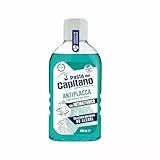 Pasta del Capitano, Collutorio Antiplacca, Collutorio Quotidiano Senza Alcool, Esercita un'Efficace Azione Antiplacca, Con Antibatterico, 100% Made in Italy, Flacone da 400 ml