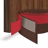 aboveArmor Paraspifferi Porta Blindata 200cm, Paraspifferi Sottoporta con Adesivo, Guarnizione Sottoporta in Gomma, Paraspifferi Porta Ingresso Insonorizzata Antivento Antipolvere Anti Bug【Marrone】