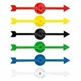 CRLLDPM 24 Pezzi Freccia Spinner di Gioco, 10cm Plastica Arrow Spinner, Gioco da Tavolo Spinner, per Giochi e L’Insegnamento (5 Colori)