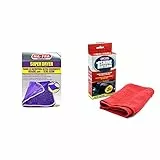 Ma-Fra, Super Dryer, Panno in Microfibra Superfine, ad Alto Grado di Assorbimento e Resistenza, nel Maxi Formato da 60x80cm & 1Shine Interni, Panno in Microfibra per Interni, 30x30cm