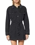 Lee Giacca con Cintura Rider Denim, Black Duns, S Donna