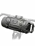 Lixada Roswheel Blu Borsa da Fissare al Manubrio della Bici BTR con Tracolla Removibile (Nero(3-7L))