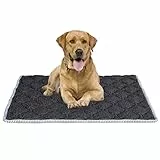 EVERGREENWEB - Materassino per Cane Imbottitura in MEMORY FOAM 90x115 cm Rivestimento Grigio Morbido LAVABILE Ipoallergenico, Letto Multiuso per Animali Domestici di Taglia Grande, Cuccia Tappeto, DOG