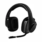 Logitech G533 Cuffie Gaming Wireless con Microfono, Audio Surround 7.1, Cuffie DTS: X, Driver Pro-G 40 mm, Cancellazione Rumore, 2.4 GHz Wireless, USB, ‎Leggere, Batteria 15h, PC/Mac - Nero