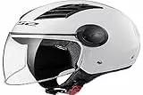 LS2, Casco jet de moto Airflow bianca, M