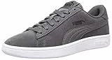 PUMA Unisex Adults' Fashion Shoes SMASH V2 Trainers & Sneakers, CASTLEROCK-PUMA BLACK-PUMA WHITE, 44