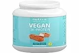Nutri + Proteine in Polvere Vegane Cocco e Cioccolato 1kg Frullato Proteico 3k a Base Vegetale Senza Lattosio 1000g Protein Powder