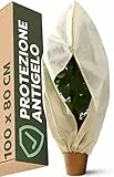 Protezione Invernale per Piante - 100 x 80 cm - Materiale Spesso - Resistente agli Strappi - Lavabile