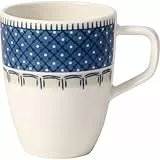 Villeroy & Boch Casale Blu Tazzina da Caffè, 100 ml, Porcellana Premium, Bianco/Blu