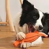 Giochi da Masticare indistruttibili Cani,Giochi per Cani con Sapore di Carne,Gioco Cane interattivo di taglia media e grande con Squeak per Cani di Taglia Media Grande