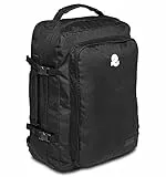 Invicta Zaino Viaggio FREEWAY, Zaino, Valigia, Bagaglio a Mano, Tasca Porta PC, Tasca Porta Borraccia, Cinghie Regolabili, Cinghe Interne Fermabiti, Nero (Jet Black)