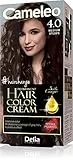 Delia Cameleo Permanent Hair Color Cream Kit with Omega+ - 4.0 Medium Brown (0001) D/05