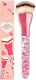 Pennello Fondotinta Liquido Trucco Cipria - Pennello Kabuki Viso, Perfetto Per Foundation, Crema Minerale, Polvere, Bronzer, Fard, Illuminante - Setole Sintetiche Di Qualità Professionale