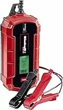 Einhell CE-BC 4 M Caricabatteria auto (220-240 V, di carica 12 V, per batterie 3-120 Ah, corrente carica 4A, mantenitore carica, per batterie gel - AGM - acido, possibile fissaggio a parete)