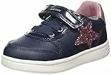 Geox B Djrock Girl A, Sneakers Bambine e ragazze, Blu/Rosa (Navy/Dk Pink), 23 EU