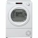Candy Smart CSO H8A2DE-S, Asciugatrice a Pompa di Calore, 8 Kg, Wi-Fi + Bluetooth, Programma Stiro Facile, Libera Installazione, 60x60x85 cm, Bianco, Classe A ++