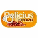 Delicius Filetti di Alici in Salsa Piccante, 50g