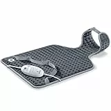 Beurer HK53 Comodo cuscinetto termico per collo e schiena | Design aderente | 3 impostazioni di temperatura regolate elettronicamente | Chiusura regolabile in vita e collo | Lavabile in lavatrice