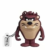 Tribe - Chiavetta USB 32 GB TAZ - Memoria Flash 2.0, Personaggio Originale Looney Tunes, Pennetta USB Compatibile con Windows, Linux e Mac