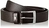 Tommy Hilfiger Cintura Uomo Adan 3.5 Texture Cintura in Pelle, Marrone (Testa Di Moro), 95