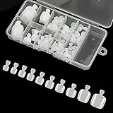100 pezzi Unghie finte per pied, Unghie Finte Piedi accessori manicure, 10 Misure