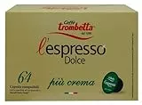 Caffè Trombetta, L'Espresso Dolce Più Crema capsule compatibili Dolce Gusto - 64 capsule (4 astucci da 16 capsule)