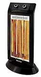 Olimpia Splendid 99579 Carbon Black Stufa a Infrarossi 1100 W, 220-240 V, Nero