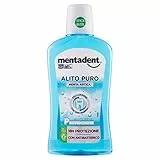Mentadent Collutorio Liquido Antibatterico Alito Puro - 500 Ml Senza alcol