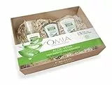 Omia, Cestino Trattamento Bio Corpo Capelli Aloe Vera, Cofanetto Regalo Donna, Kit Cura dei Capelli con Dermo Bagno, Crema Corpo e Mani, Shampoo e Balsamo Ecobio