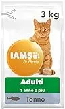 IAMS for Vitality Alimento secco con tonno per gatti adulti, 3 kg