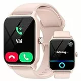 Smartwatch Donna, 1.8' Orologio Smartwatch Chiamate e Risposta, Alexa Integrato Fitness Tracker con Contapassi Cardiofrequenzimetro SpO2 Sonno,110 Modalità Sport, Impermeabile IP68 per Android iOS