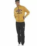 Umbro TUTA UOMO IN FELPA FULL ZIP 30161 (L, GIALLO/NERO)