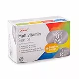 Dr.Max Multivitaminico Senior, Integratore Multivitaminico 60 Compresse con Fermenti Vivi e Vitamina C per Benessere del Sistema Immunitario