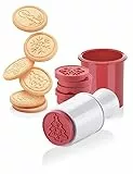 Tescoma 630114 Delicia Timbro per Biscotti 6 Decori Natalizi, Plastica, Rosso, 1 Pezzo