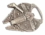 Apribottiglie Han Solo's Millennium Faucon – aspetto astronave effetto acciaio inox, 60 x 48 mm, regalo divertente per i fan di Star Wars