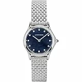 Emporio Armani Swiss Orologio da donna, movimento a due lancette, cassa in acciaio 28 mm e bracciale in acciaio, ARS7507