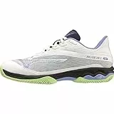 Mizuno Wave Exceed Light 2 Padel, Scarpe da Paddle Uomo, White Iolite Patina Green, 42 EU